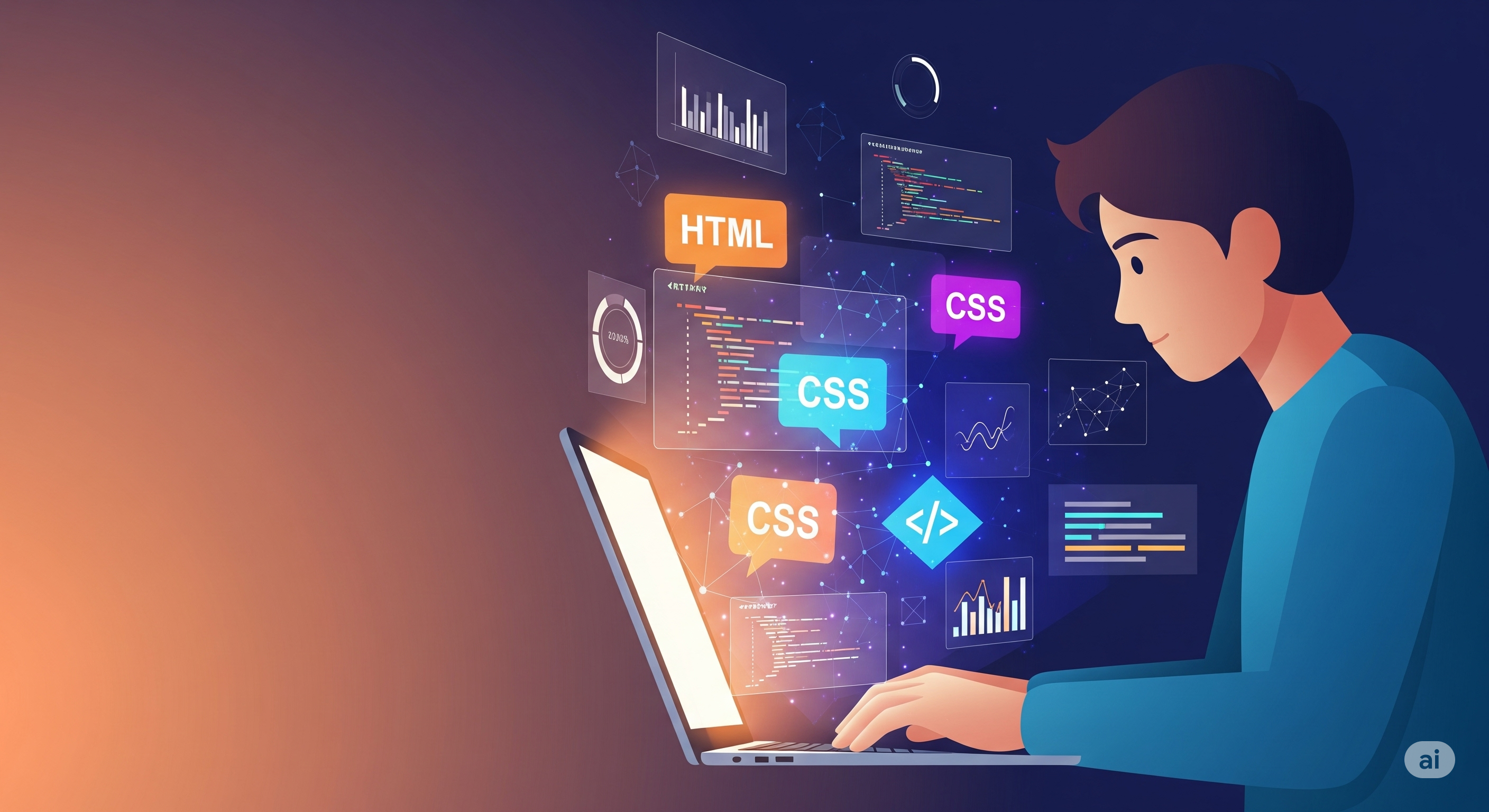 Modern collaboration illustration